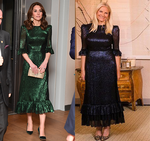Битва платьев: Кейт Миддлтон против принцессы Норвегии Метте-Марит