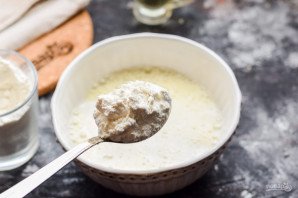 Блинчики с яблоком и бананом