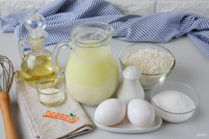 Блины на прокисшем кефире