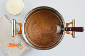 Десерт из шоколада