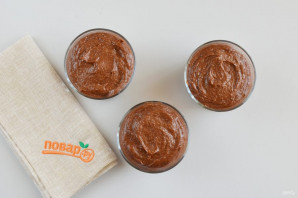 Десерт из шоколада