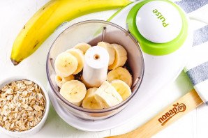Диетические батончики с бананом
