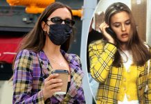 Ирина Шейк повторила культовый образ Алисии Сильверстоун из фильма «Бестолковые»