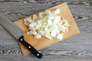 Картошка с грибами и молоком