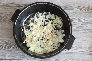 Картошка с грибами и молоком