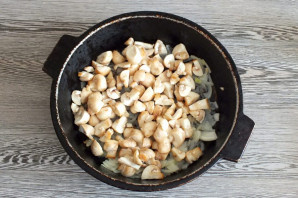 Картошка с грибами и молоком