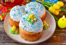 Кулич с коньяком и изюмом