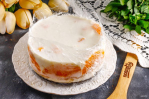 Муссовый мандариновый торт