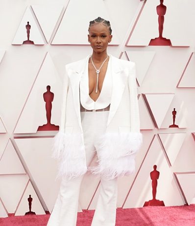 Оскар-2021: Тиара Томас на красной дорожке