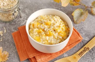 Овсяная каша с тыквой в мультиварке