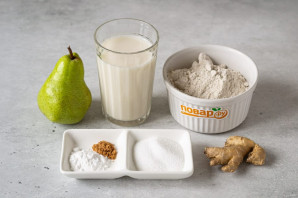 Панкейки с грушей