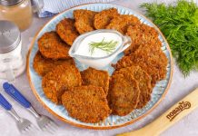 Печеночные оладьи с картофелем