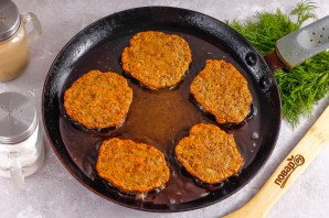 Печеночные оладьи с картофелем