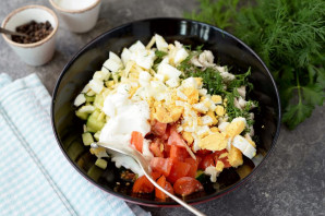 Салат "Нежный" с курицей