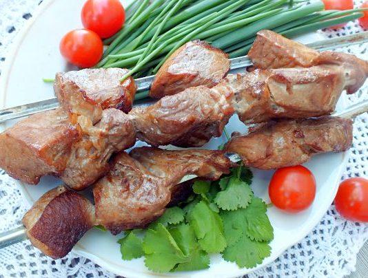 Шашлык в чайном маринаде