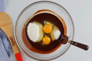 Шоколадное пирожное