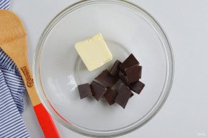 Шоколадное пирожное