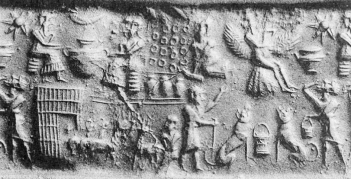 Шумерская легенда о царе Этане, побывавшего на небесах у Богов