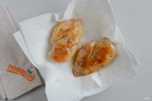 Слоеный салат из курицы