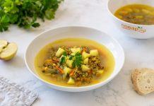 Суп из маша с яблоком