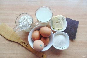 Торт из профитролей с заварным кремом