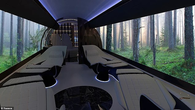 В самолеты предлагают вместо окон устанавливать огромные экраны