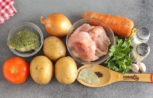 Вкусный суп из индейки