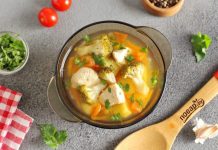 Вкусный суп из индейки