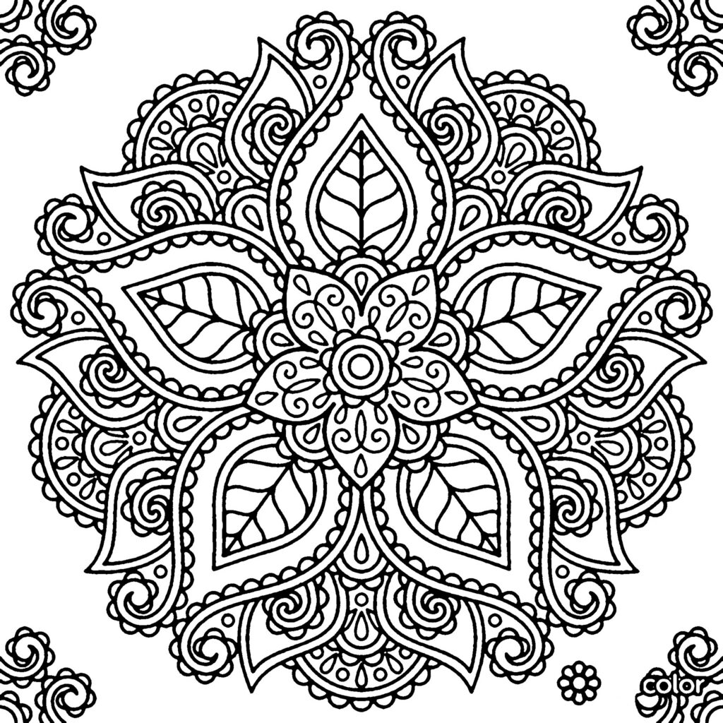 Раскраски мандала: зачем нужны и как пользоваться