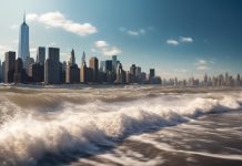 Города на восточном побережье США постепенно уходят под землю