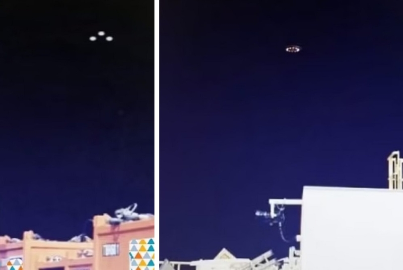 В Мексике рабочий нефтяной вышки запечатлел два НЛО