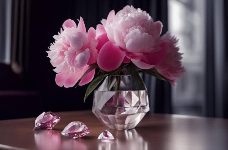 Китайские ученые создали бриллиант из пионов