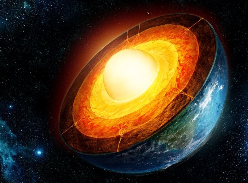 Внутреннее ядро Земли замедляется, двигаясь в обратном направлении