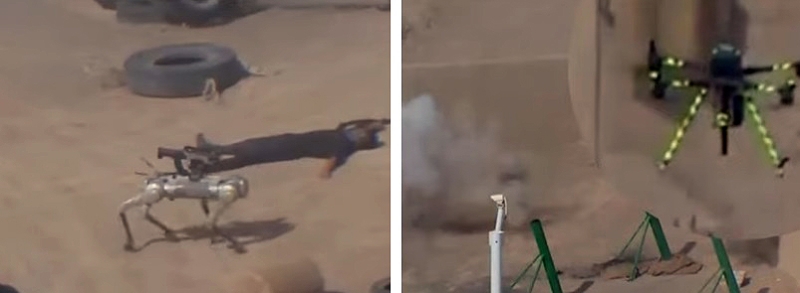 ШОС демонстрирует мощь в борьбе с терроризмом: роботы-собаки и дроны на службе безопасности