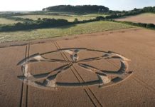 Необычные круги на полях обнаружили в Англии