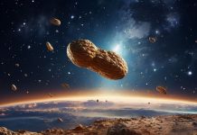 Мимо Земли пролетел астероид, похожий на арахис