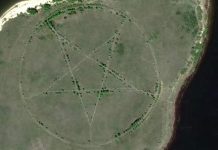 Мистики заинтересовались огромной «пентаграммой» в Казахстане