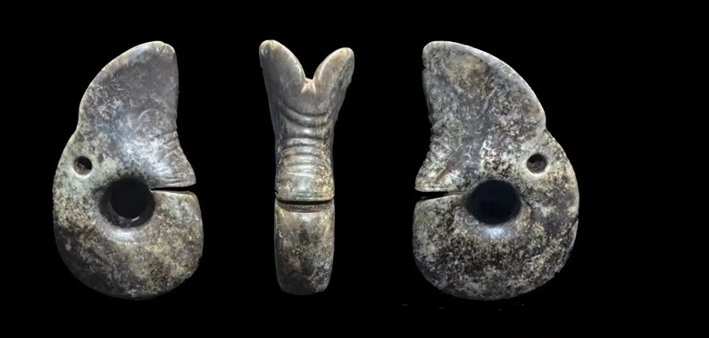 В Китае обнаружили нефритового дракона в древней гробнице