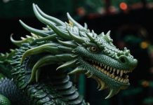 В Китае обнаружили нефритового дракона в древней гробнице