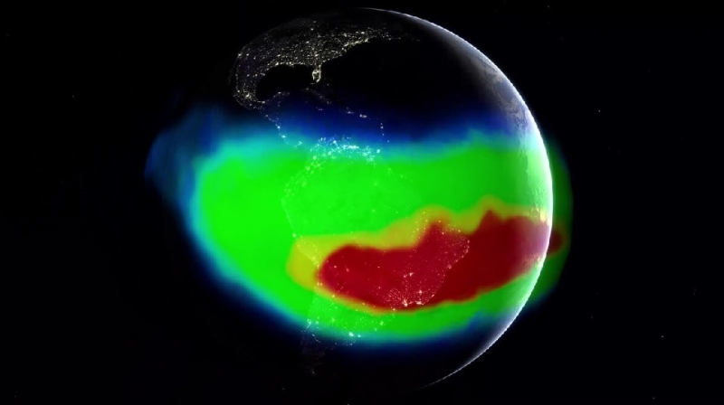 Ученые наблюдают за растущей аномалией в магнитном поле Земли