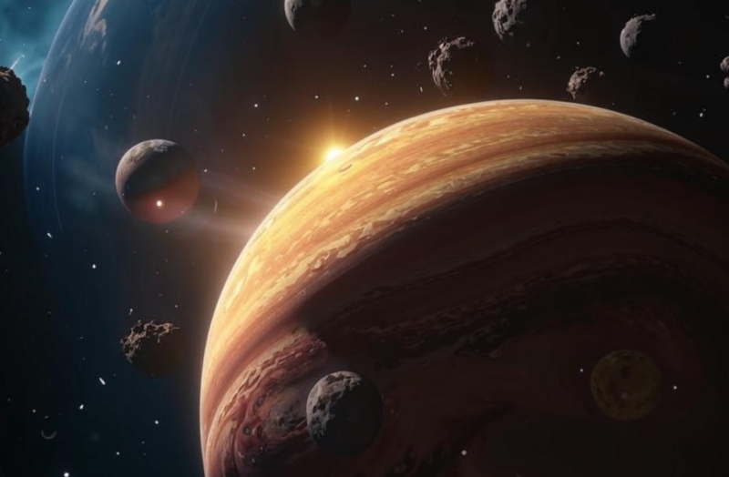 Массивный межзвёздный объект мог изменить расположение планет в Солнечной системе