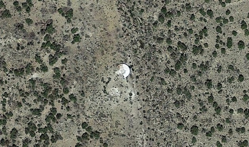 Загадка белого диска в горах Нью-Мексико