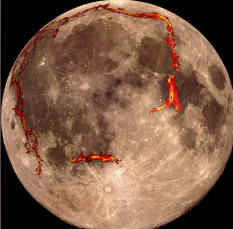 Под поверхностью Луны обнаружили странную прямоугольную структуру