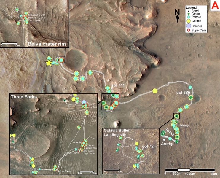 Учёные обнаружили на Марсе необычные камни, которые указывают на возможность существования древней жизни