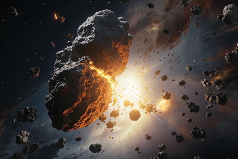 NASA обновило данные о риске столкновения астероида с Луной в 2032 году