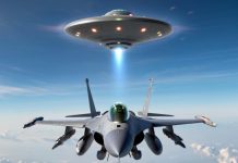 Истребитель F-16 столкнулся с загадочным объектом в небе над Аризоной