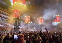 Концерт группы Metallica спровоцировал землетрясение