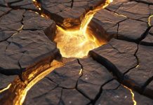 Огромное количество золота находится в ядре Земли, откуда оно выходит на поверхность