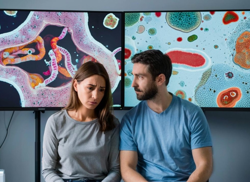 Тревога и депрессия могут передаваться через поцелуи, обнаружили ученые