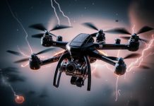 Впервые в мире дрон вызвал молнию, используя колебания электрического поля